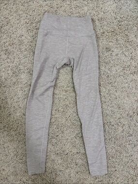 Alphalete High-Rise Leggings - Light Heather Beige